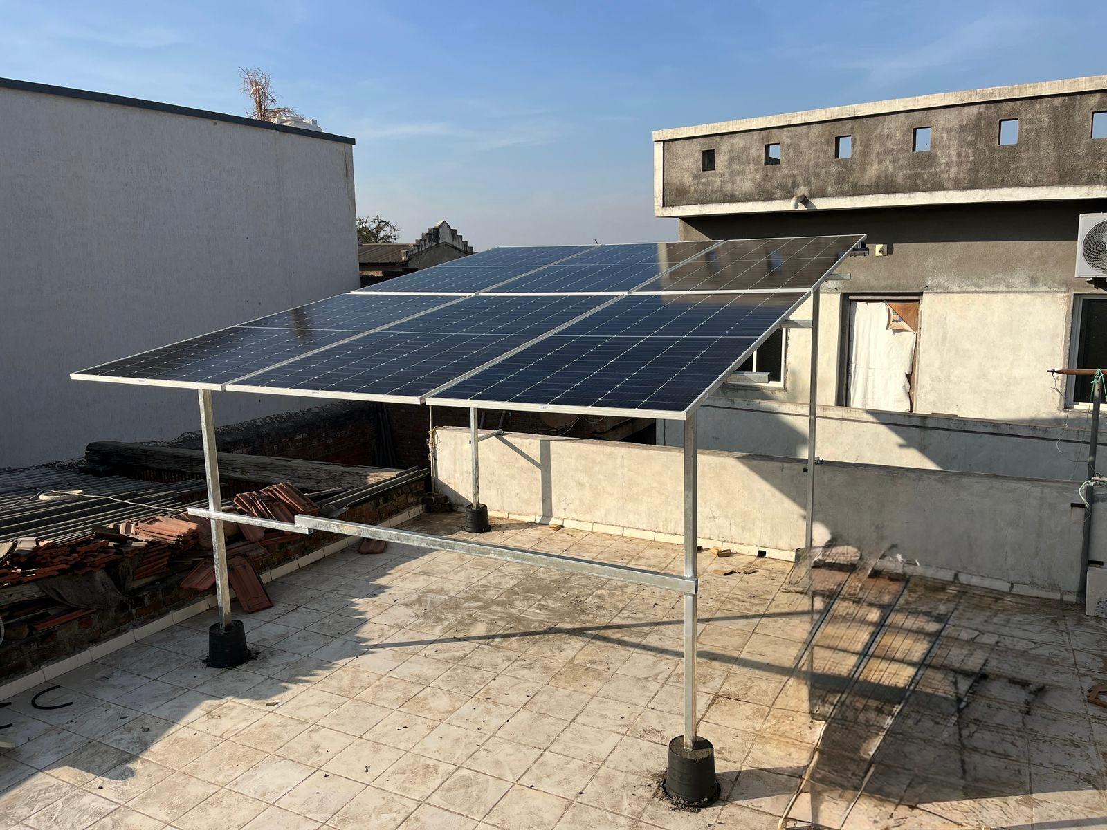 6 panel residential solar project 3.48 kW